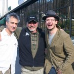 David Strathairn, Buzz McLaughlin & Aaron Wiederspahn at the Rap Party for “The Sensation of Sight”